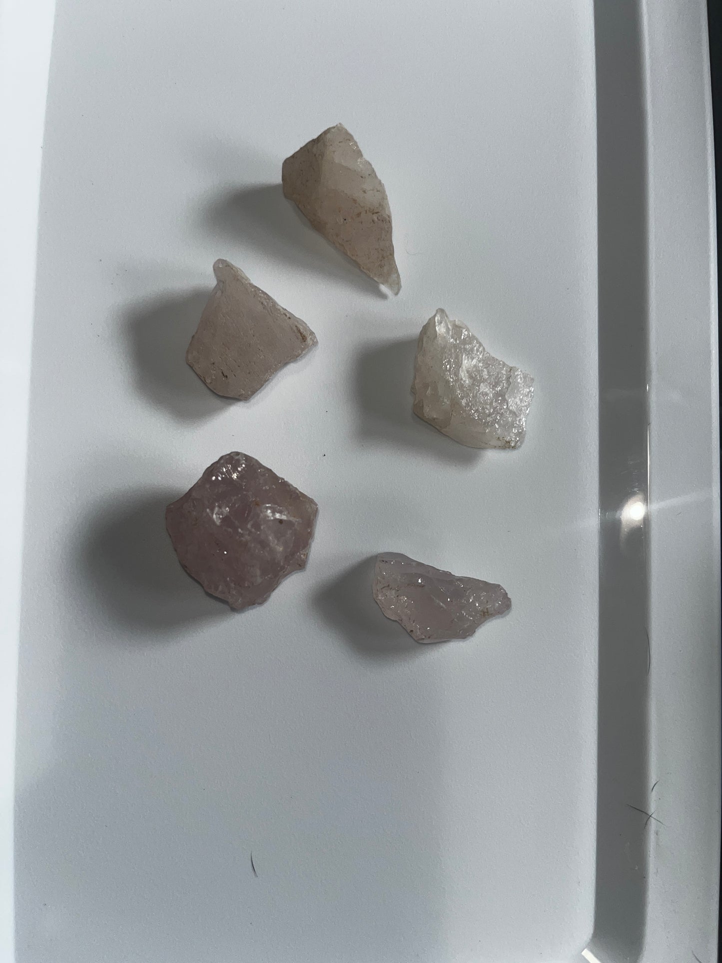 Raw rose quartz (1pc)