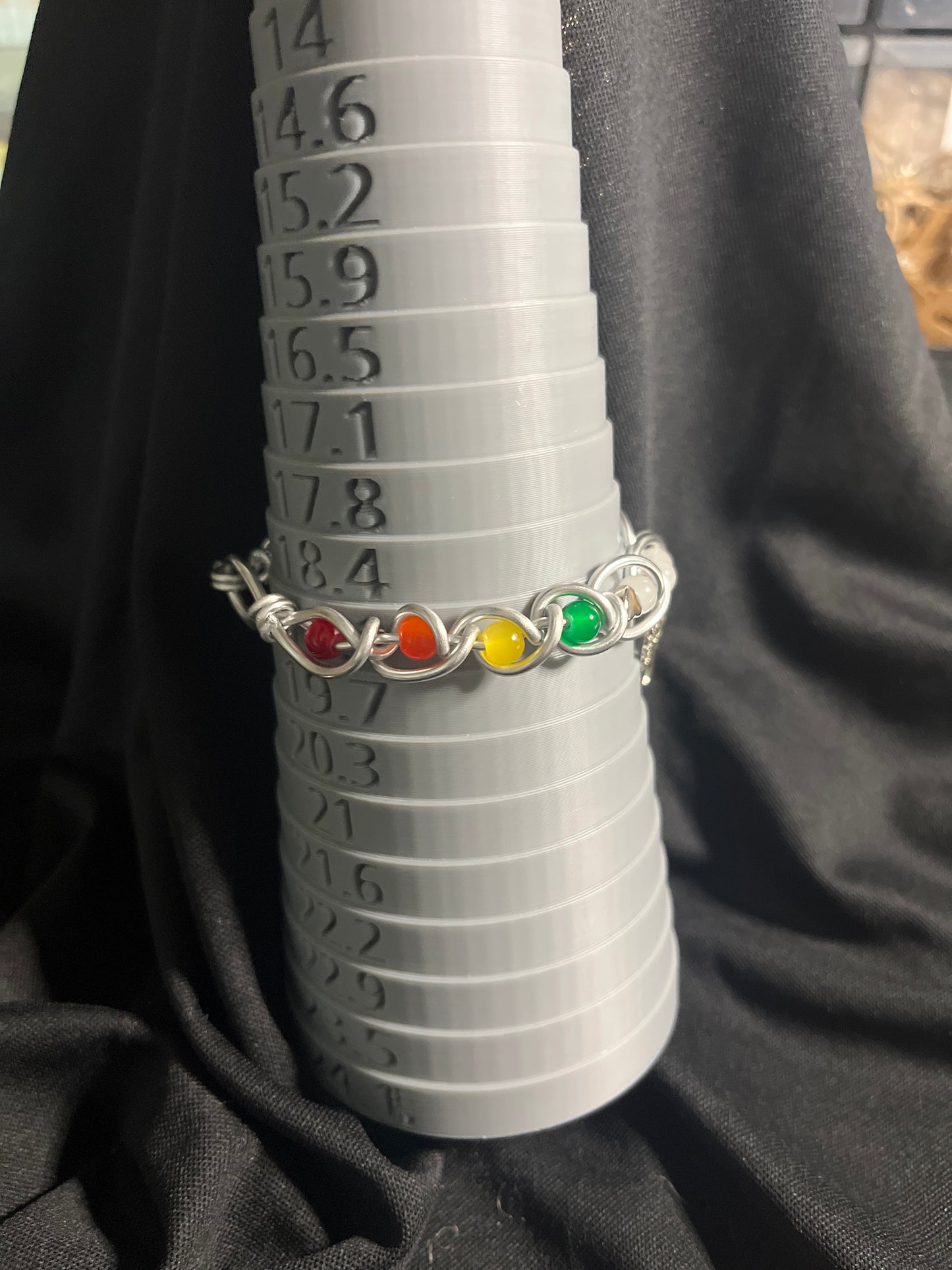 Chakra & charms (sz 7.25)