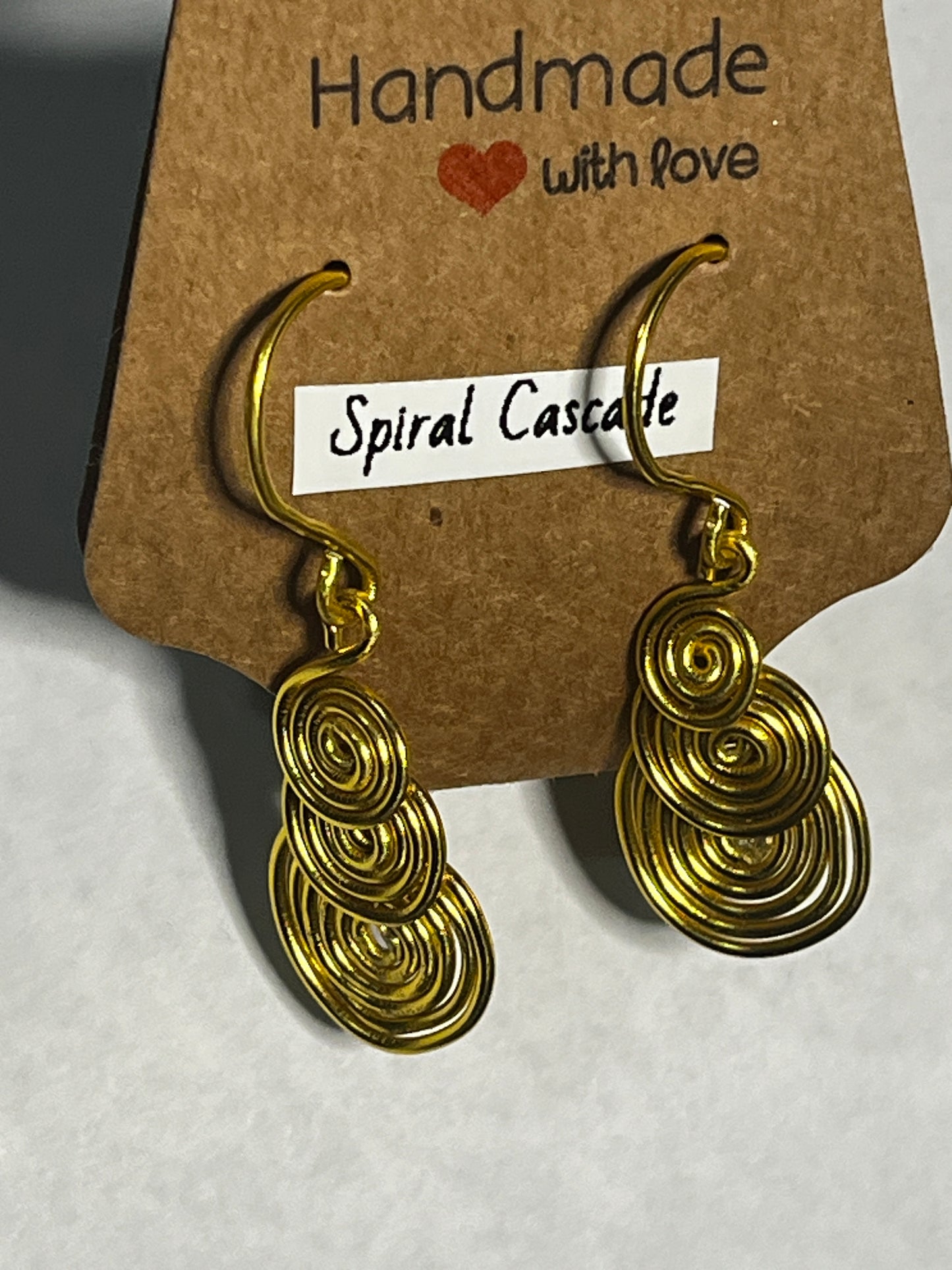 Spiral Cascade Earrings