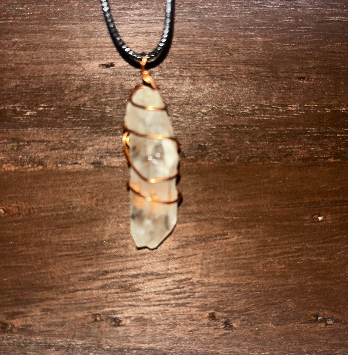Quartz pendant
