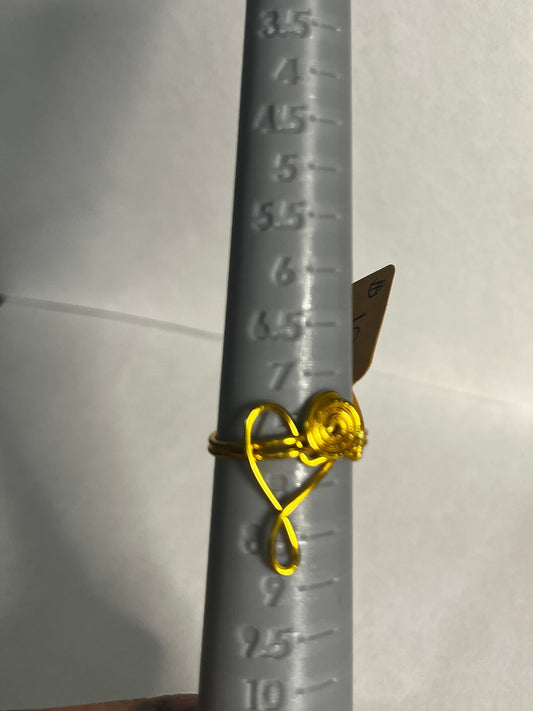 Heart ring sz7