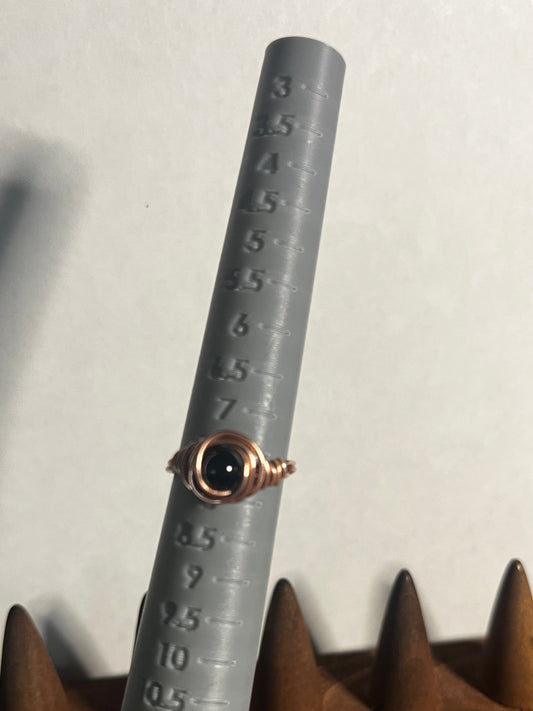 Obsidian Ring sz8