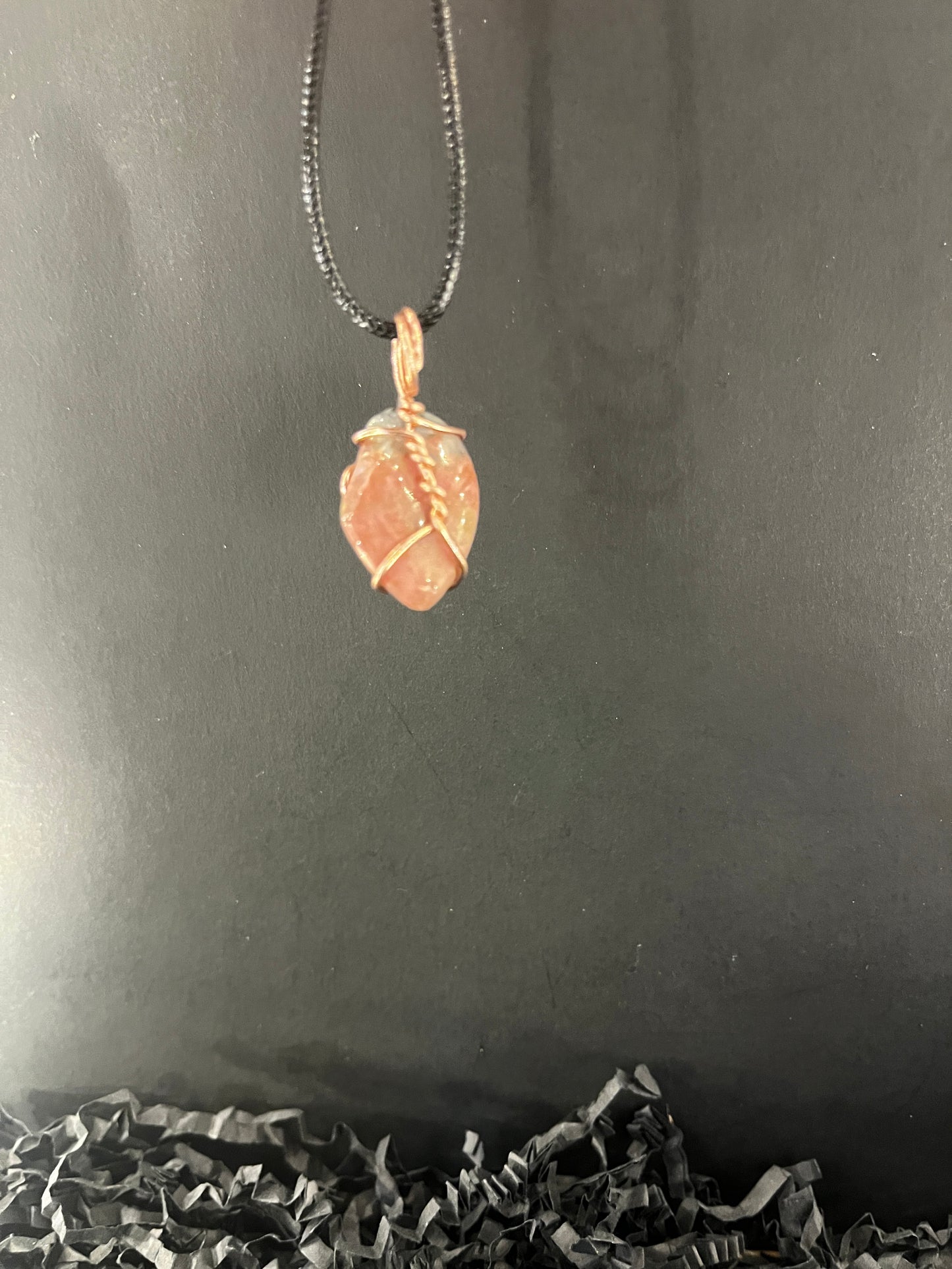 Crazy Lace Agate pendant