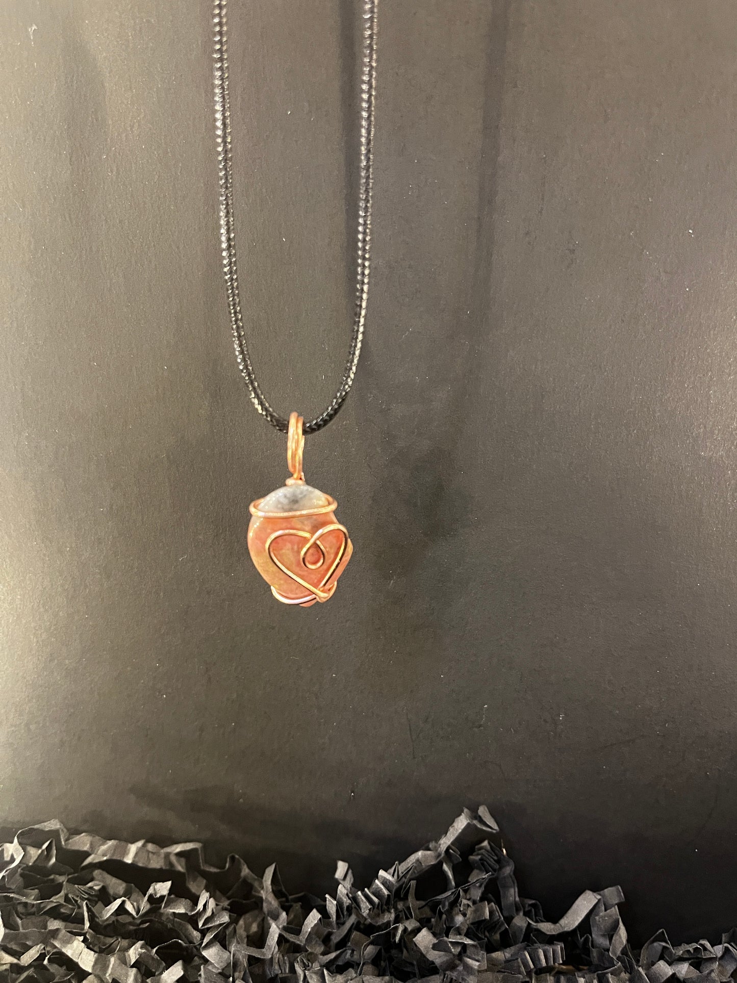 Crazy Lace Agate pendant