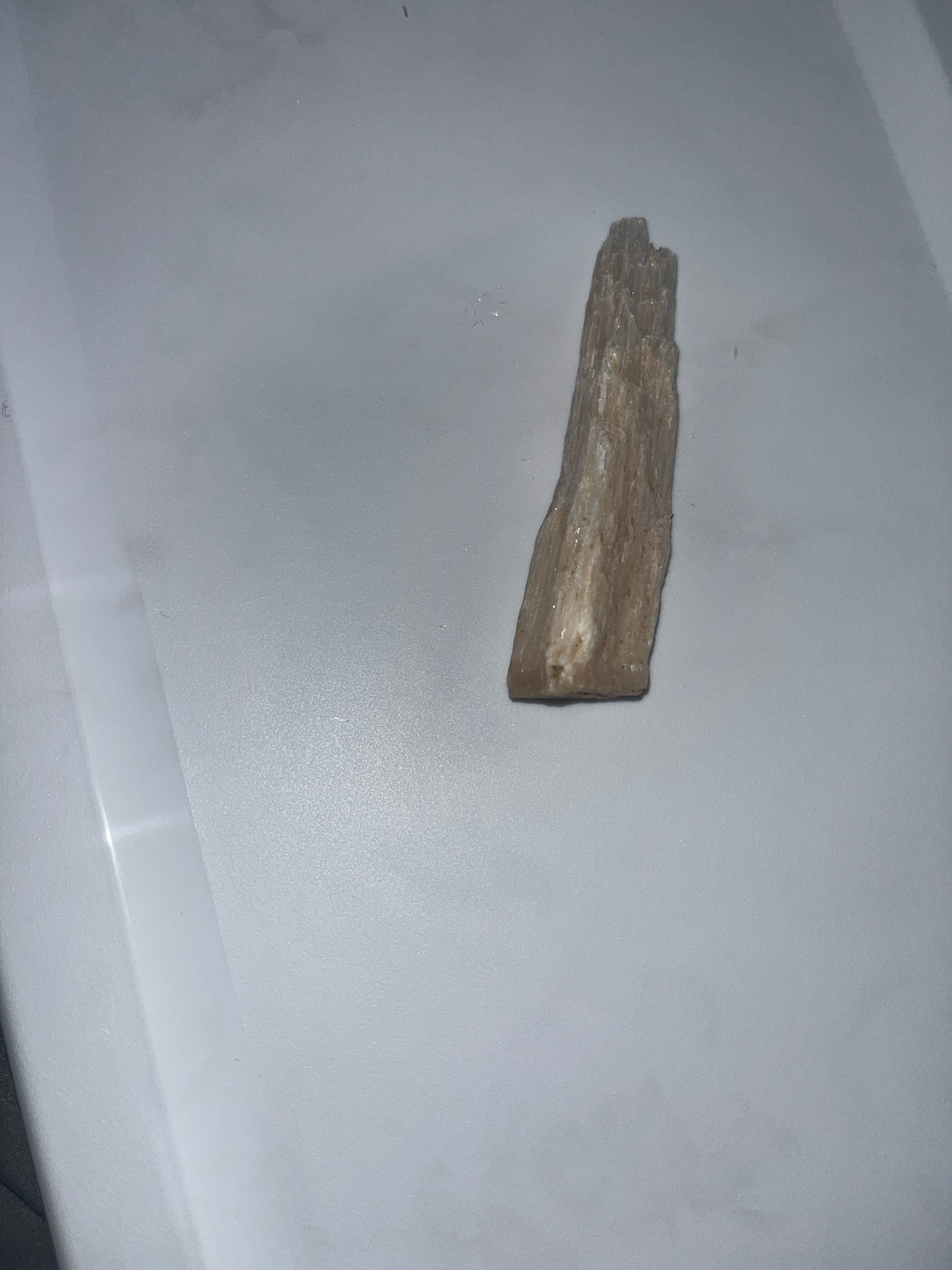 Raw peach Selenite