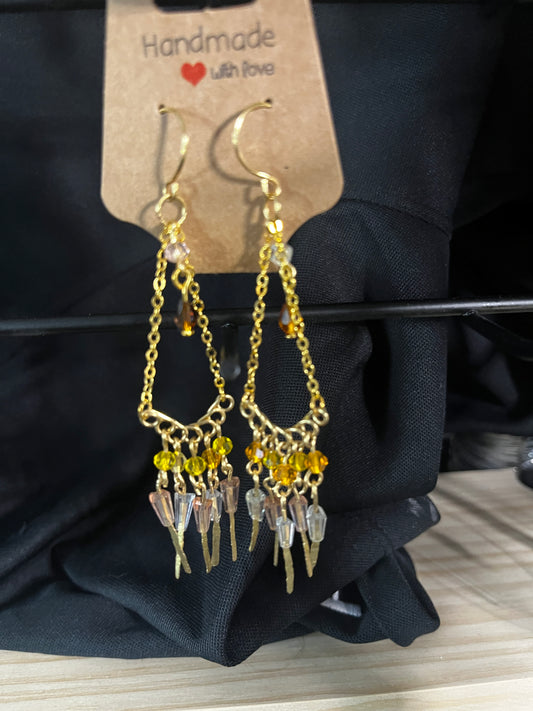Yellow chandelier