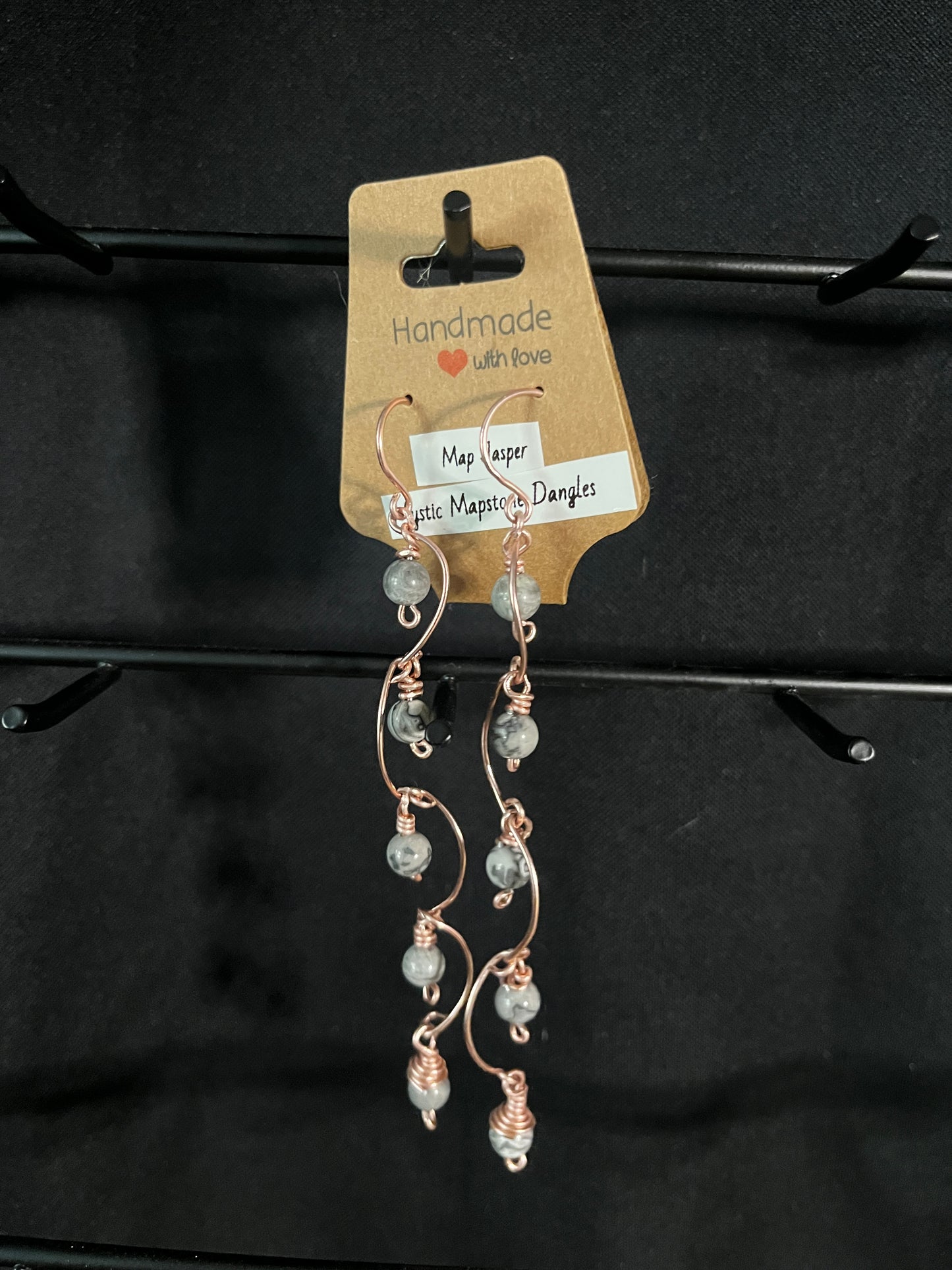 Mystic mapstone dangles