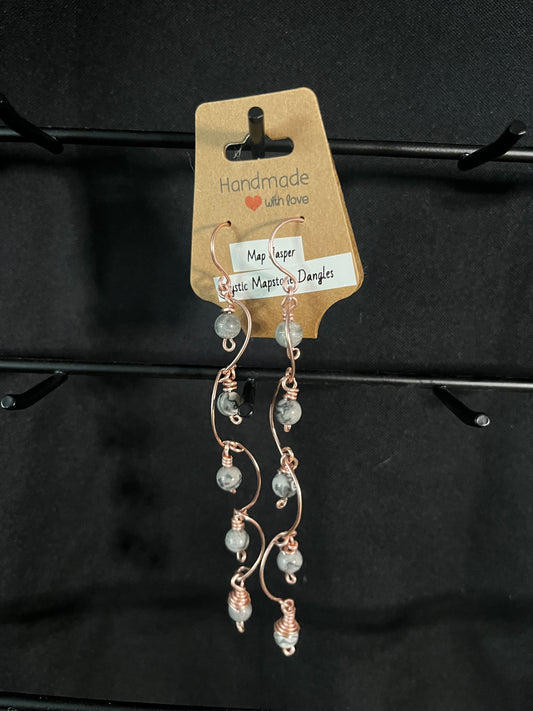 Mystic mapstone dangles
