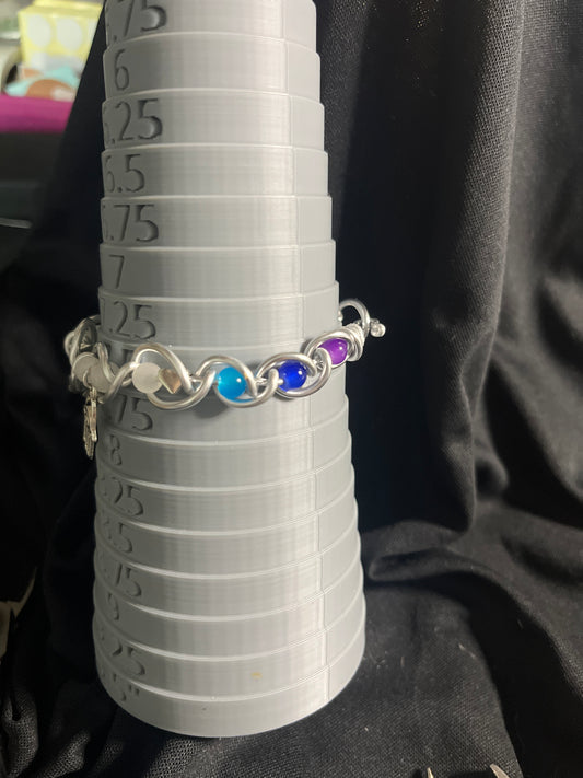Chakra & charms (sz 7.25)
