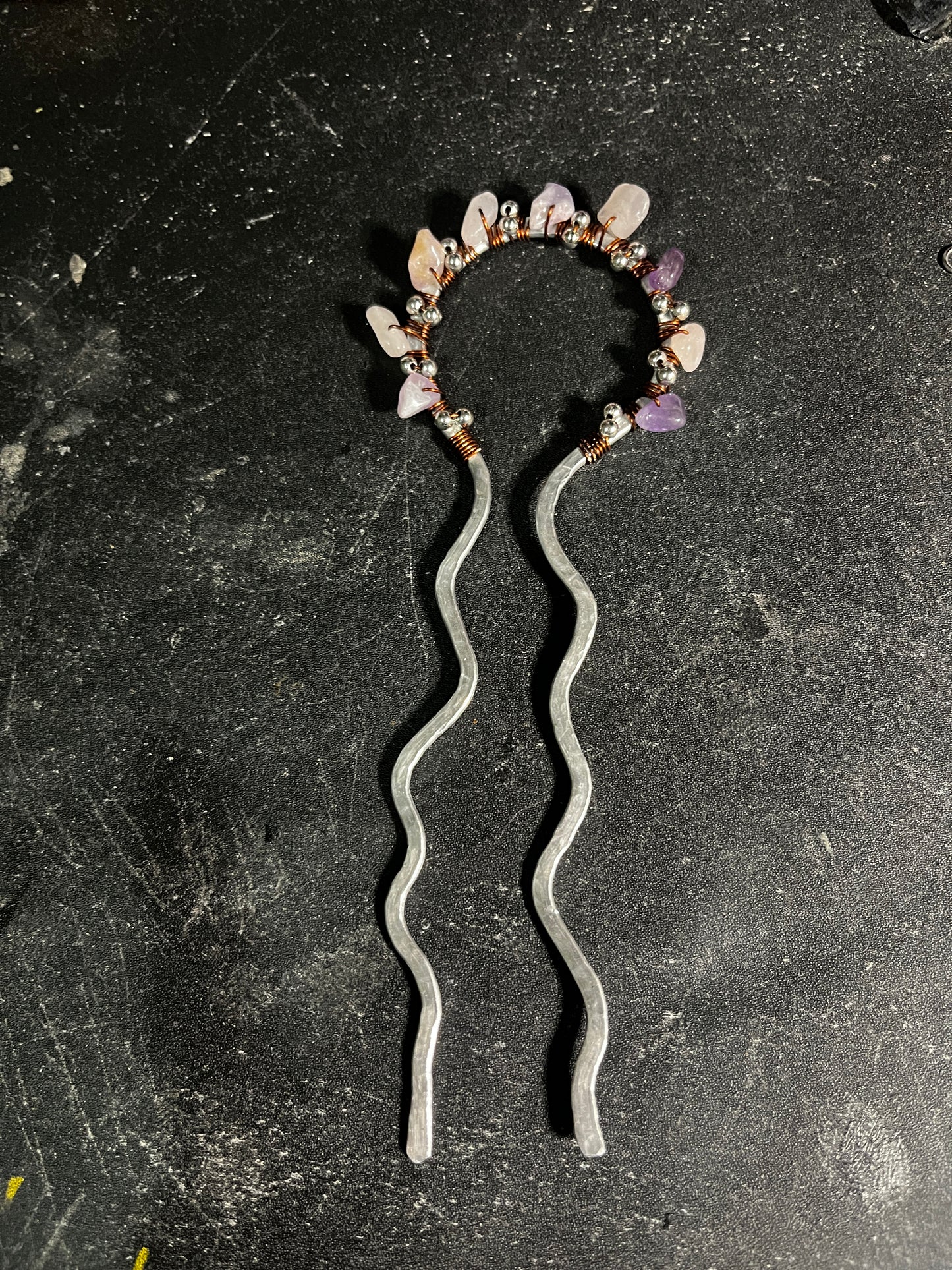 Whispering Willow Crystal Hair Fork