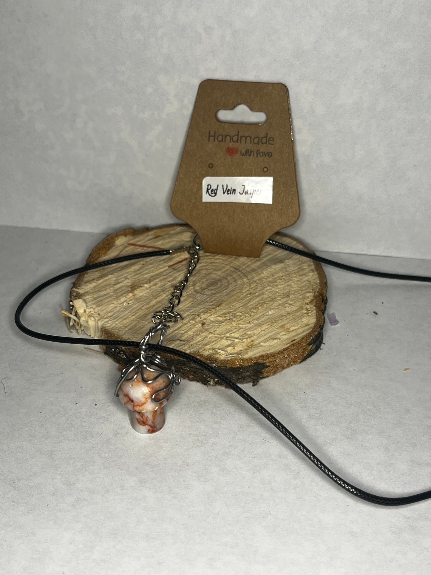 Red Vein Jasper Mushroom