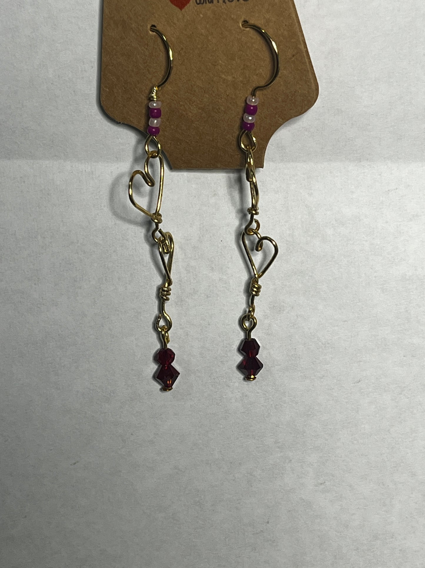 Heart Dangle Earrings