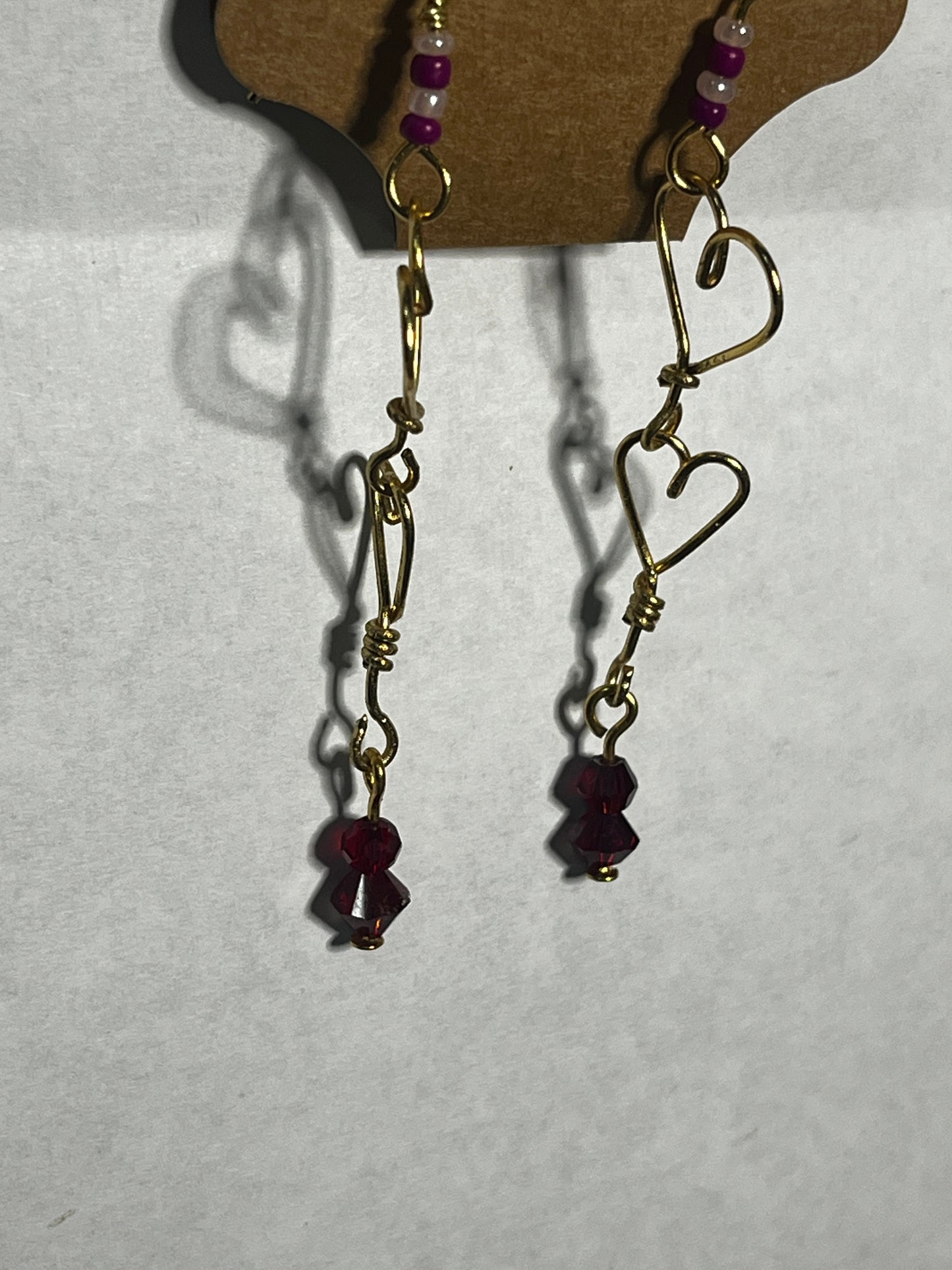 Heart Dangle Earrings
