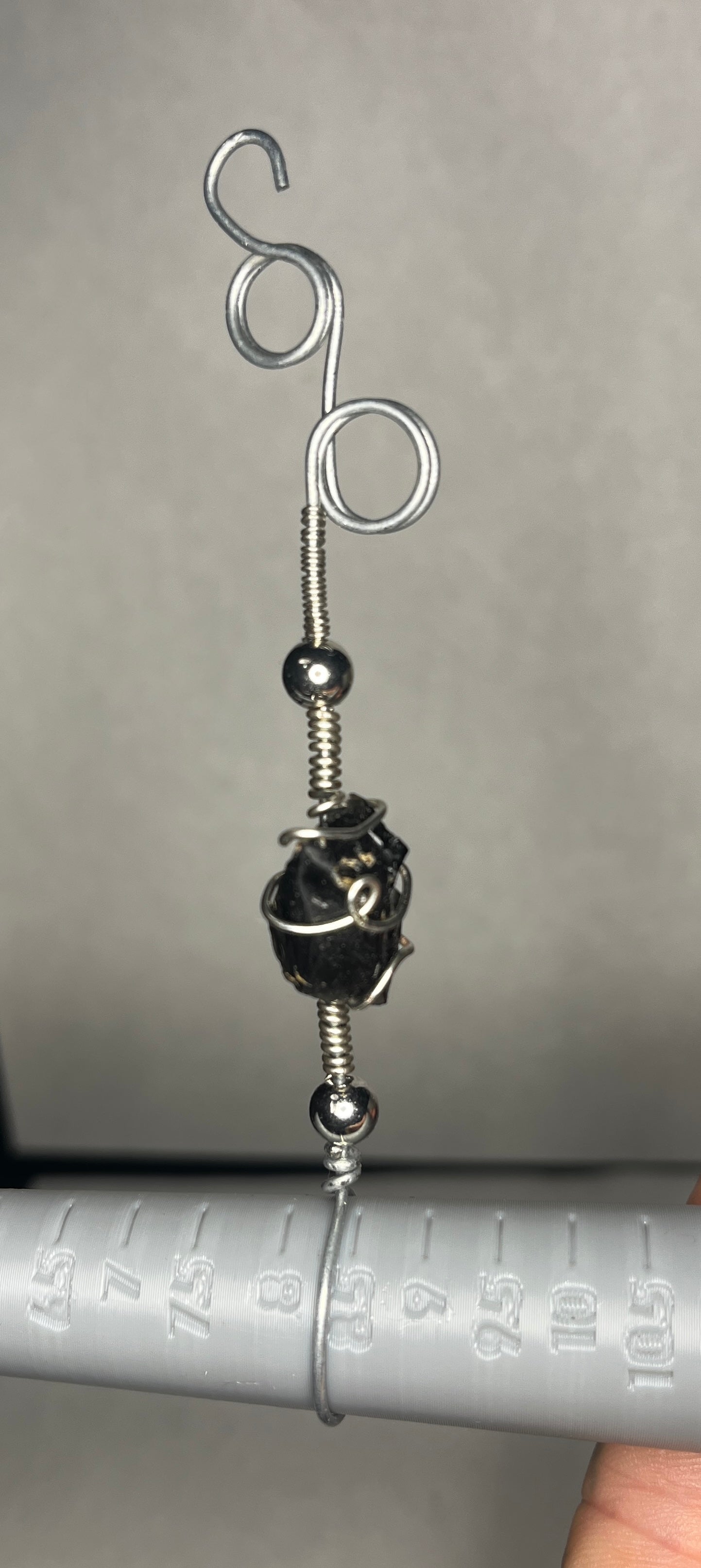 Obsidian Blunt & Joint Holder Ring (Fits Size 8)