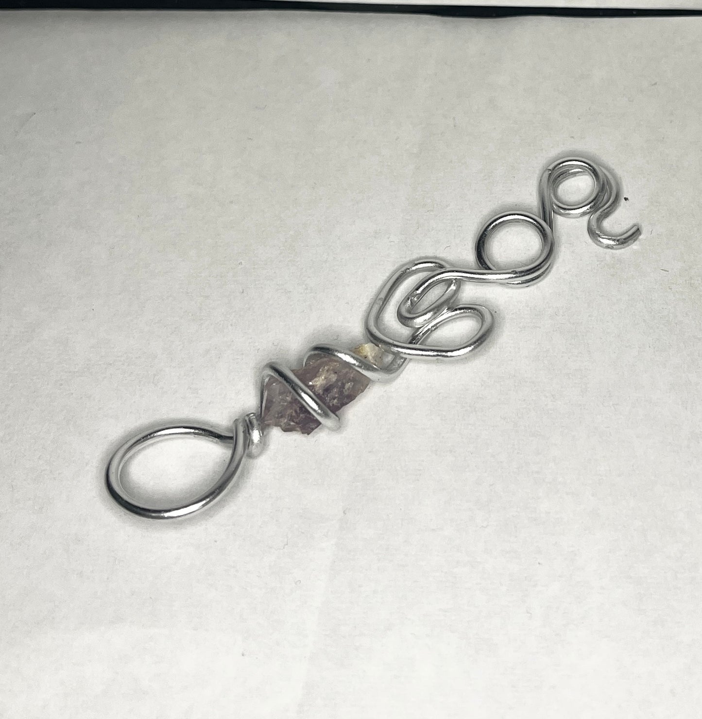 Amethyst Blunt & Joint holder ring (fits size 4)
