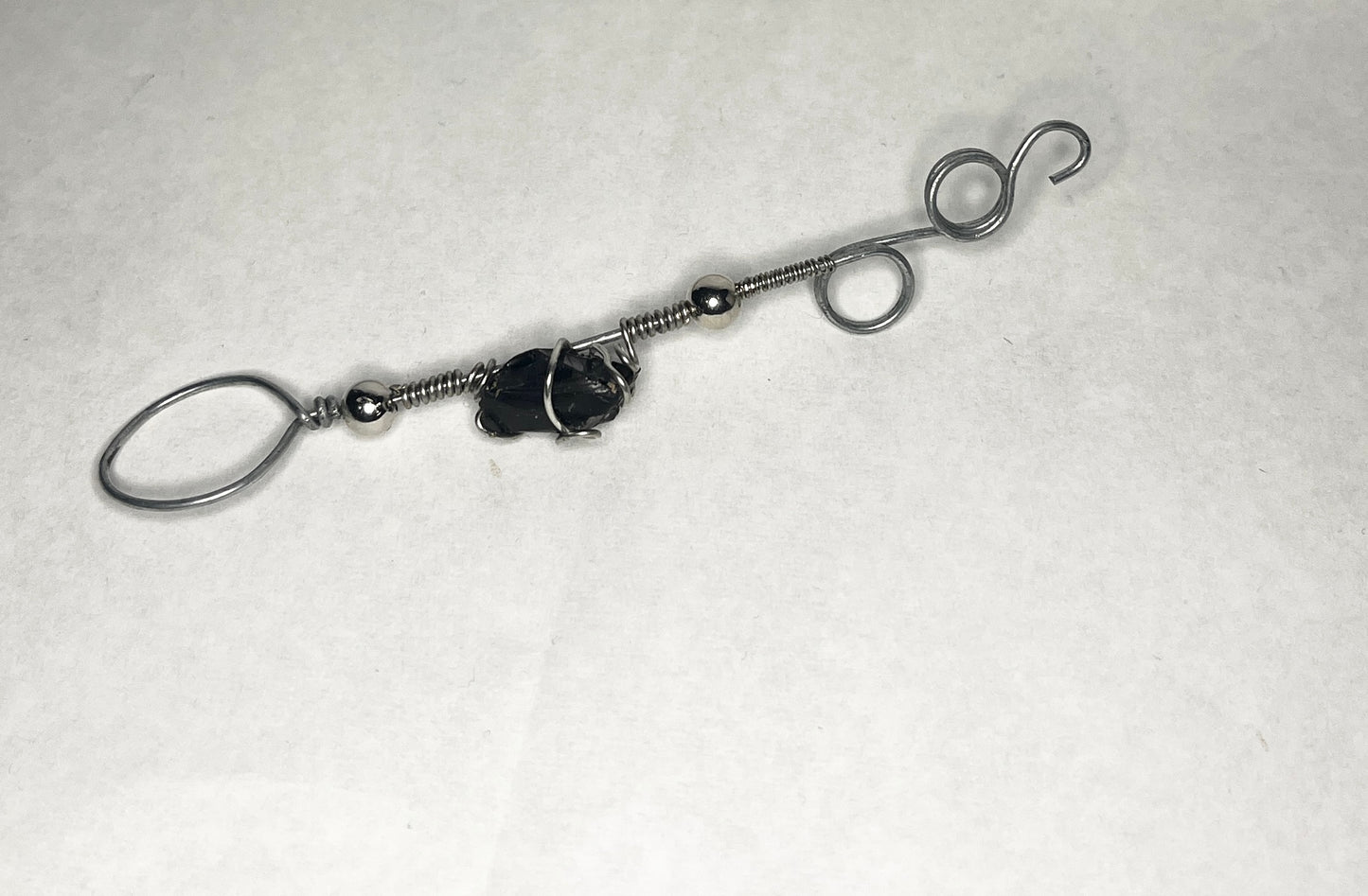 Obsidian Blunt & Joint Holder Ring (Fits Size 8)