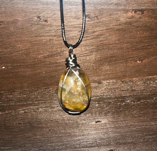 Golden Healer pendant