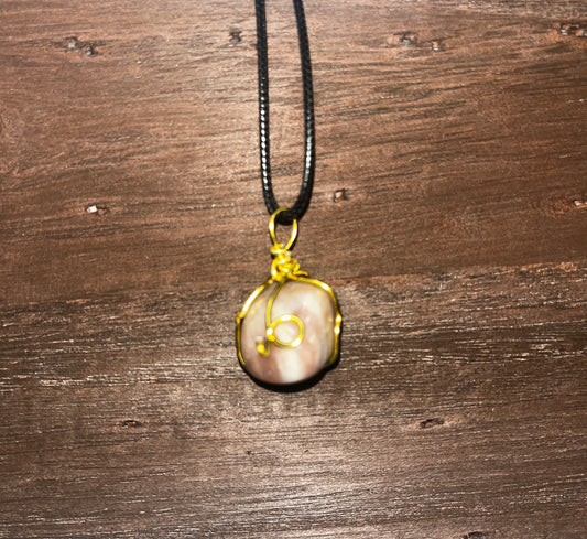 Pink Opal pendant