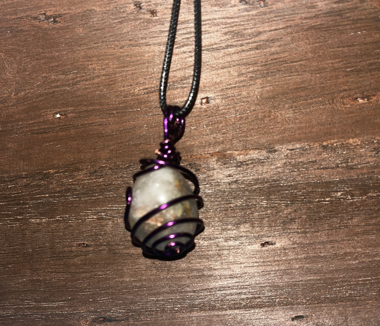 Flower Agate pendant