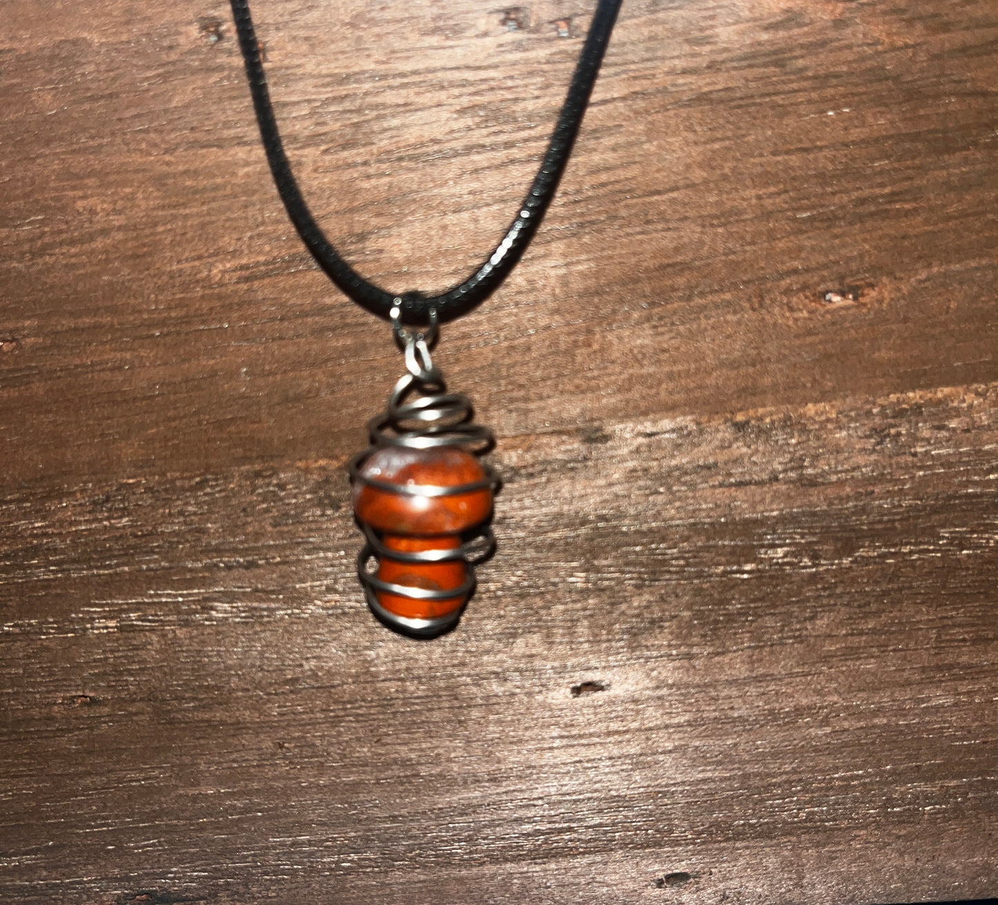 Carnelian Mushroom pendant