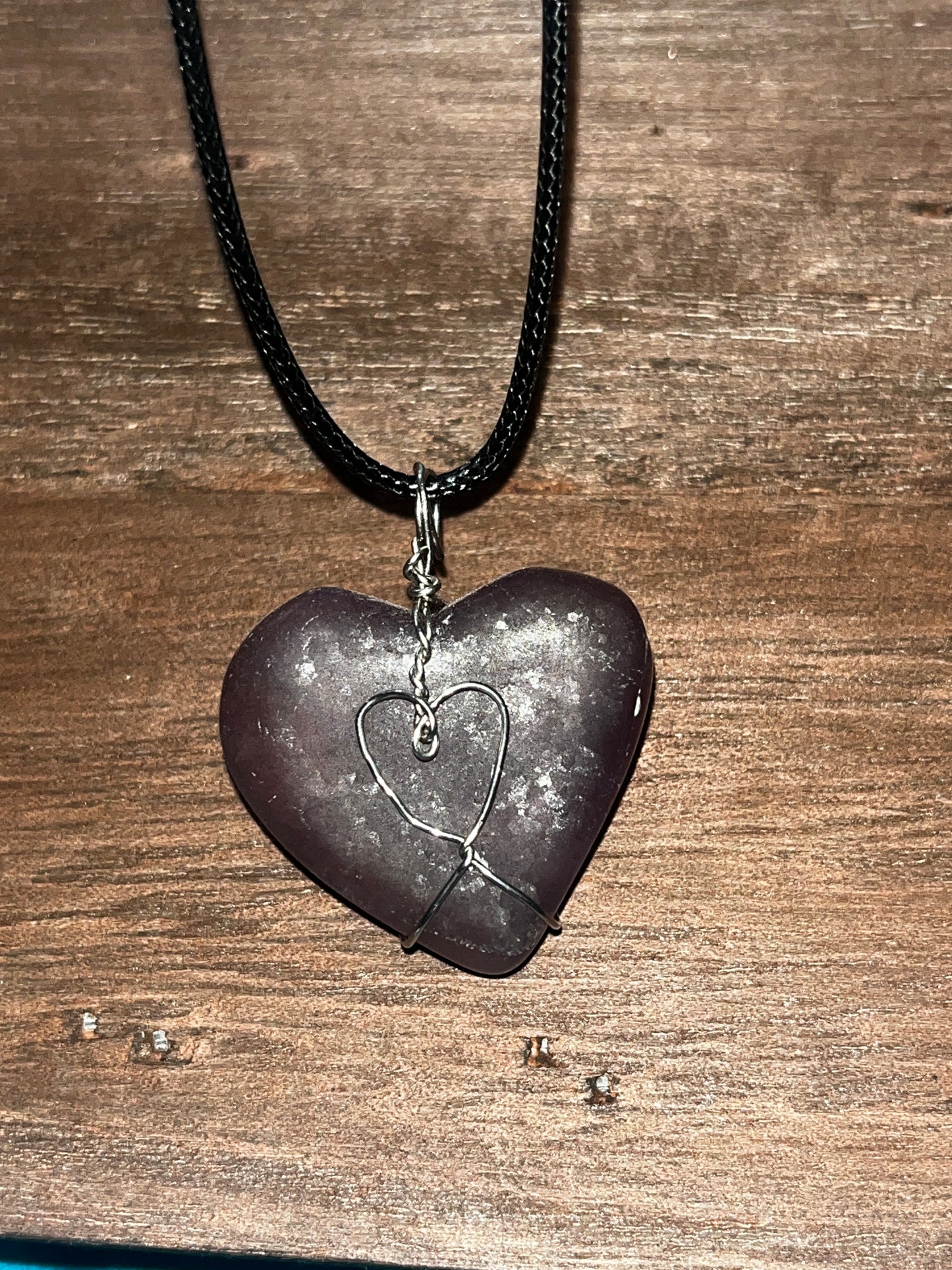 Amethyst Heart pendant