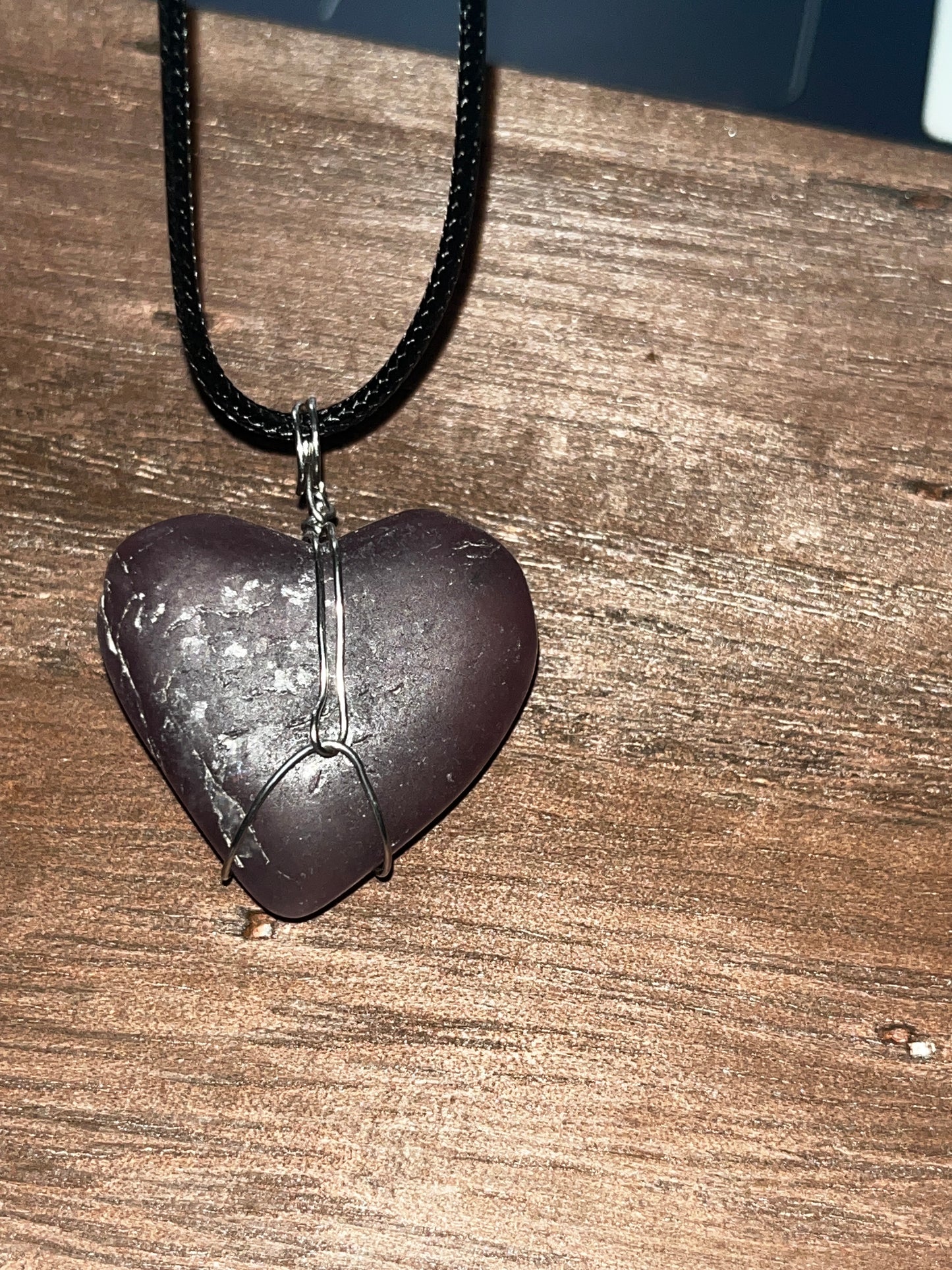 Amethyst Heart pendant