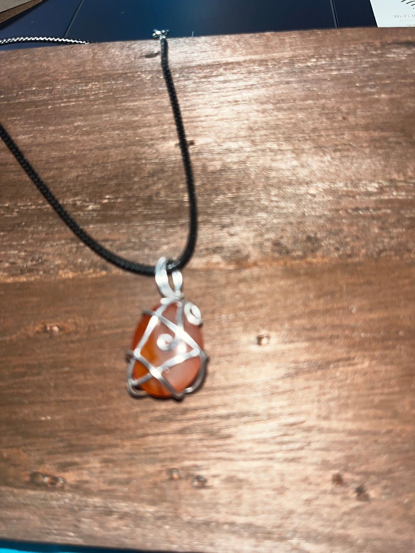 Carnelian pendant